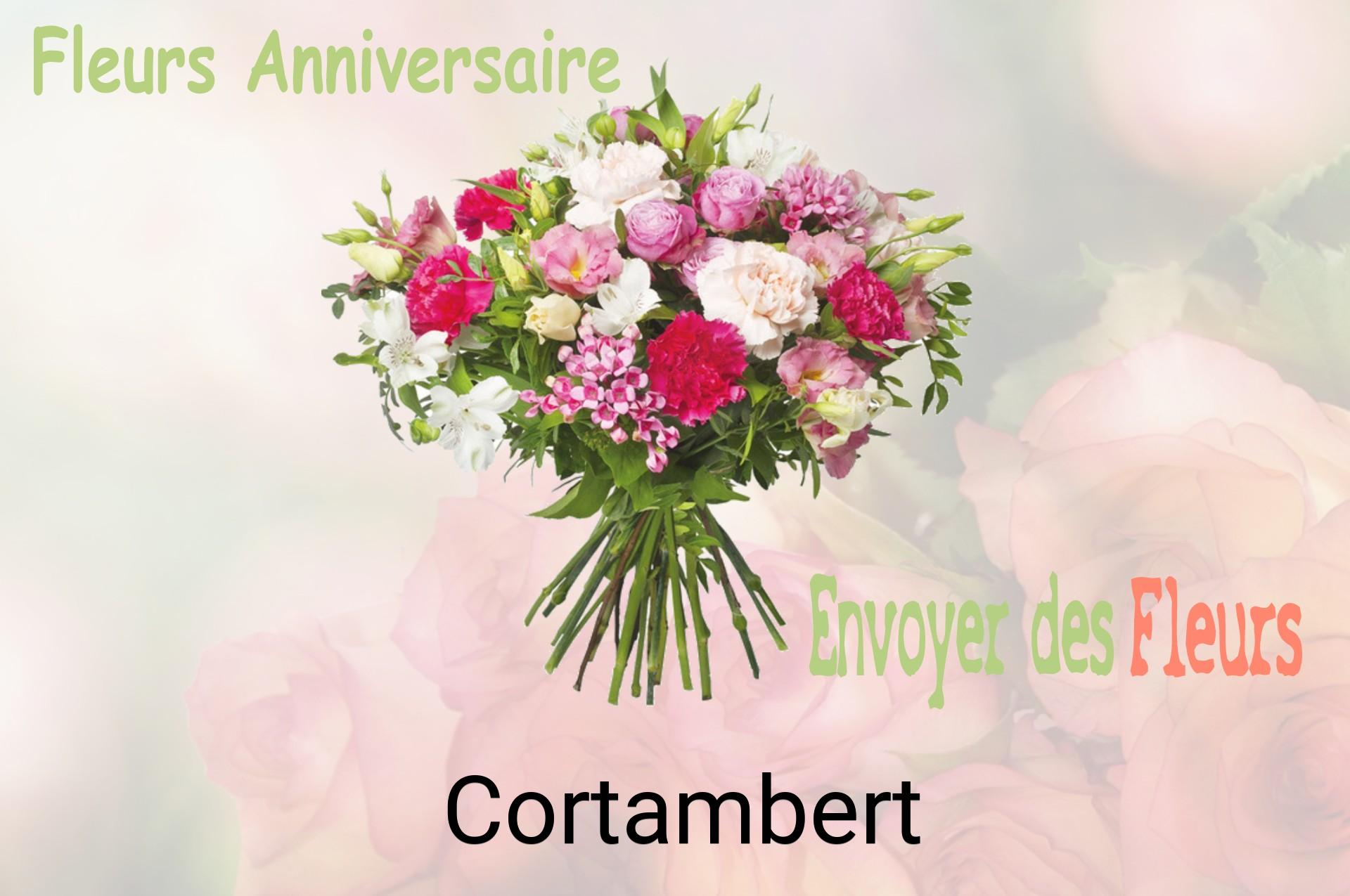 Bouquet de fleurs d’anniversaire livré à Cortambert